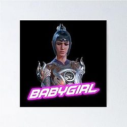 Babygirl Shadowheart From Baldur's Gate 3 Poster