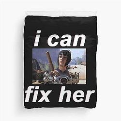 For Dark Background Shadowheart I Can Fix Her Duvet