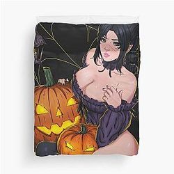 Halloween Shadowheart Duvet Cover