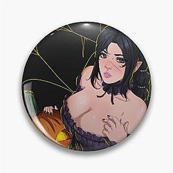 Halloween Shadow Heart Pin