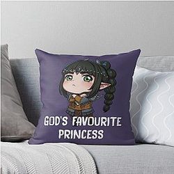 Chibi Shadowheart Throw Pillow