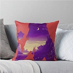 Baldur's Gate 3 Shadowheart Negative Illusion Throw Pillow