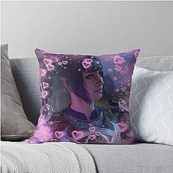 Shadow Heart Hearts Throw Pillow