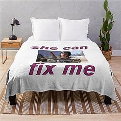 Shadowheart She can fix me Throw Blanket