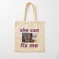 Shadowheart She Can Fix Me Cotton Tote Bag
