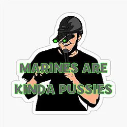 Shane Gillis Marines sticker