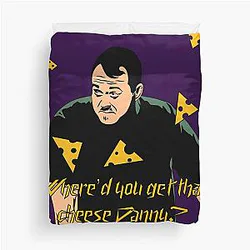 Shane Gillis Where's that cheese Danny Duvet Cover