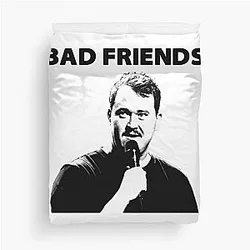 Shane Gillis Bad Friends T-Shirt Duvet Cover