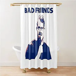 Shane Gillis Bad Friends Tshirt Shower Curtain