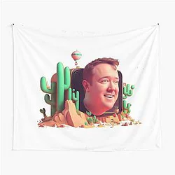 Shane Gillis cartoon style Tapestry