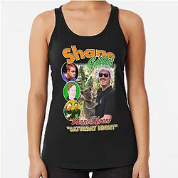 Shane Gillis Vintage Rap Style Racerback Tank Top