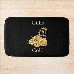Shane Gillis Gold Bath Mat