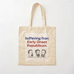 Early Onset Republican Style Cotton Tote Bag
