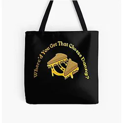 Shane Gillis Cheese All Over Print Tote Bag