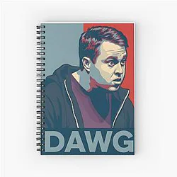 Shane Gillis Dawg Spiral Notebook