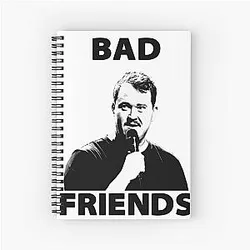 Shane Gillis Bad Friends Spiral Notebook