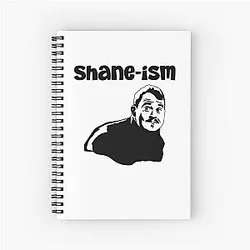 Shane Gillis Spiral Notebook