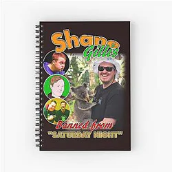 Shane Gillis vintage spiral notebook