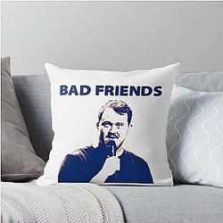Shane Gillis Bad Friends Throw Pillow