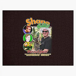 Shane Gillis vintage rap design Jigsaw Puzzle
