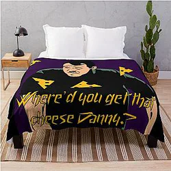 Shane Gillis Where's that cheese Danny throw blanket