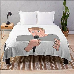 Shane Gillis Characterized Throw Blanket