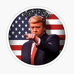 Shane Gillis 24 Trump Sticker