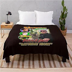 Shane Gillis vintage rap style throw blanket