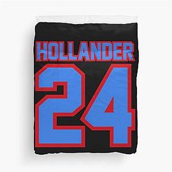 Shane Hollander 24 Fan Hockey Jersey Montreal Colors Heated Rivalry Inspired Duvet Cover