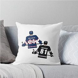 Shane Hollander and Ilya Rozanov Heated Rivalry TV Throw Pillow