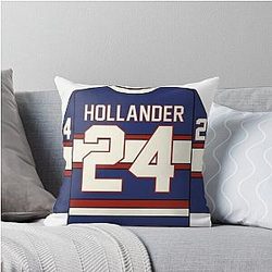 Heated Rivalry Shane Hollander Jersey Throw Pillow