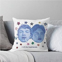 Heated Rivalry Connor Storrie Hudson Williams Throw Pillow