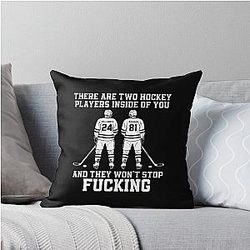 Heated Rivalry - Hollander × Rozanov, Hollander Ilya Rozanov Connor Storrie, Heated Rivalry Shane Ilya Number 24/81, Hollander Rozanov Hockey Romance Throw Pillow