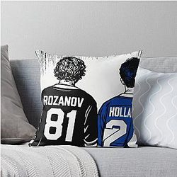 Shane Hollander & Ilya Rozanov - Heated Rivalry Throw Pillow