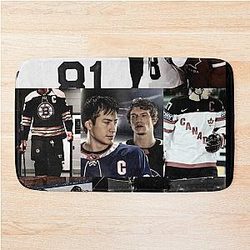Shane Hollander Ilya Rozanov Pride Hockey Heated Rivalry Bath Mat