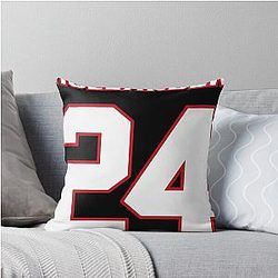 Shane Hollander 24 Fan Heated Rivalry Inspired Hockey Jersey Throw Pillow