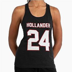 Shane Hollander 24 Fan Hockey Jersey - Heated Rivalry Inspired Racerback Tank Top
