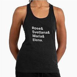 Rose Svetlana Elena Maria - Ladies of Heated Rivalry - Ilya Rozanov Shane Hollander Racerback Tank Top