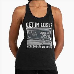 Get Into the Cottage, Ilya Rozanov and Shane Hollander, Heated Rivalry Racerback Tank Top