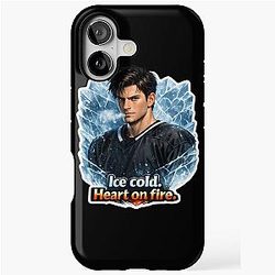 Shane Hollander Ice Cold Heart On Fire iPhone Tough Case