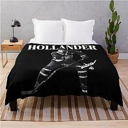 Shane Hollander Heated Rivalry Vintage Hockey Blanket
