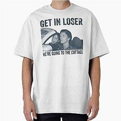 Get to the Cottage Ilya Rozanov Shane Hollander Heated Rivalry Oversized T-Shirt