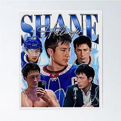 Heated Rivalry Shane Hollander Ilya Rozanov Connor Storrie Fan Art Poster
