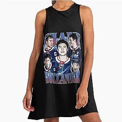 Shane Hollander Heated Rivalry Vintage Hockey Art A-Line Dress