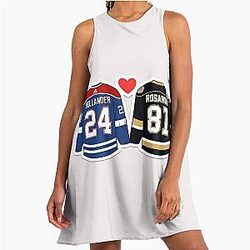 Shane Hollander and Ilya Rozanov Heated Rivalry A-Line Dress