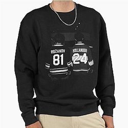 Ilya Rozanov and Shane Hollander Pullover Sweatshirt