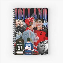 Vintage Ilya Rozanov And Shane Hollander Spiral Notebook