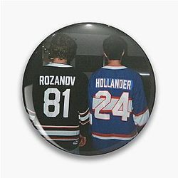 Heated Rivalry - Shane Hollander and Ilya Rozanov jerseys Pin