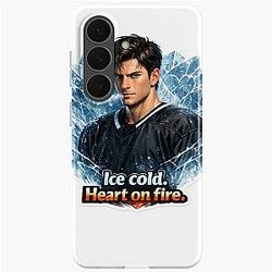 Shane Hollander: Ice Cold Heart vs Heated Rivalry Fan Art Illustration on Samsung Galaxy Soft Case