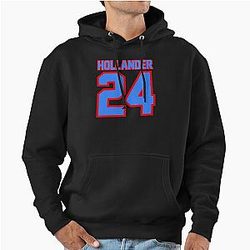 Shane Hollander 24 Fan Hockey Jersey Montreal Colors Inspired Pullover Hoodie